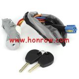 For Peugeot Car Ignition Key Auto Ignition Lock Starter Switch with 2 Keys 4162.CF Fits for Citroen Berlingo Peugeot Partner
