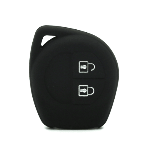 For Suzuki 2 button Silicone case black color MQQ:5PCS