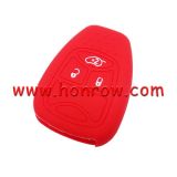 For Chrysler 3 button silicon case (Red color) (MOQ:50pcs)