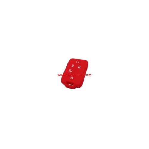 For GMC 4+1 button  silicon case red color （MOQ: 50pcs）