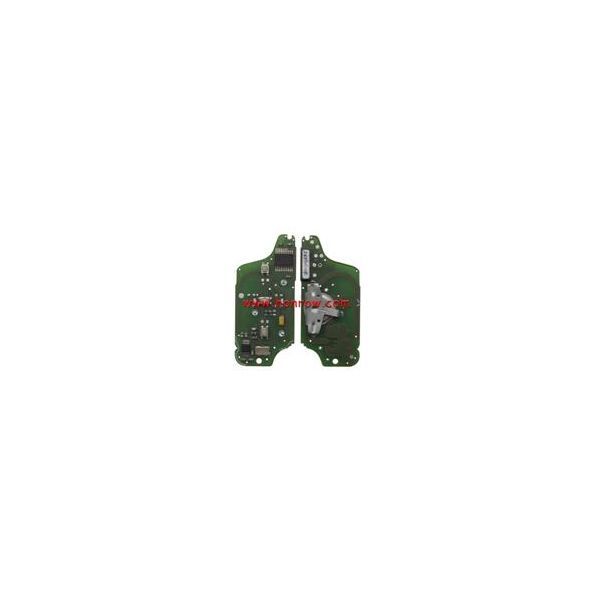 Original For Peugeot FSK 2 button flip remote control with 433Mhz PCF7941 Chip for 307&407 Blade FSK Model