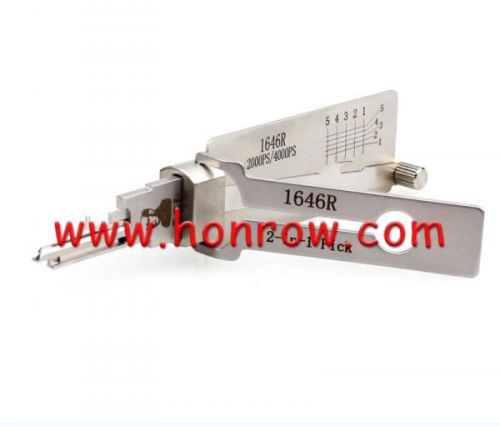 Locksmith Tools 1646R 2 in 1 Locksmith Tool  Decoder for Locksmith Repairing Tools 2-in-1 Residential Pick & Decoder