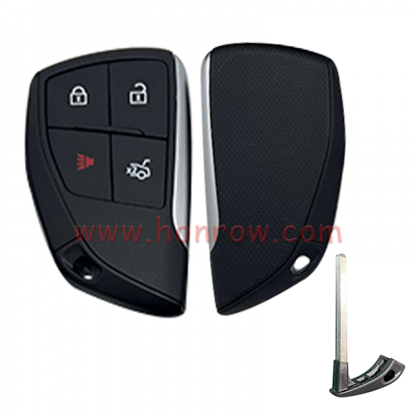 For Chevrolet 3+1 button smart remote key blank