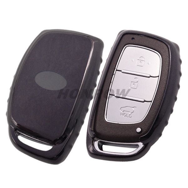 For Hyundai TPU protective key case black color MQQ:5PCS