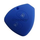 For Toyota 2 button silicon case Blue color (MOQ:50pcs)