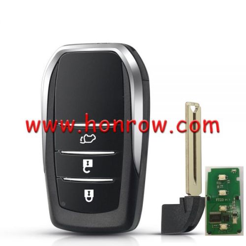 For Toy 3 button Keyless Smart Remote Key with 4D-ID71 Chip 315Mhz Board 7930 for Toy Prado Land Cruiser Car Intelligent Remote Key