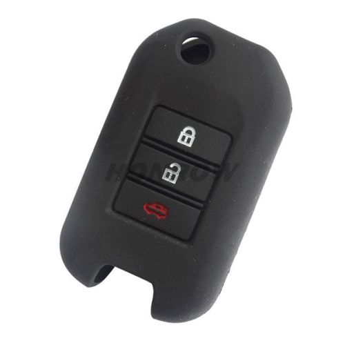 For Honda 3 button Silicone case (Black color) (MOQ:5pcs)