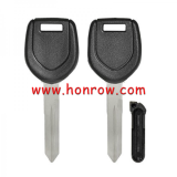 For Mitsubishi transponder Key shell with left blade Without Logo