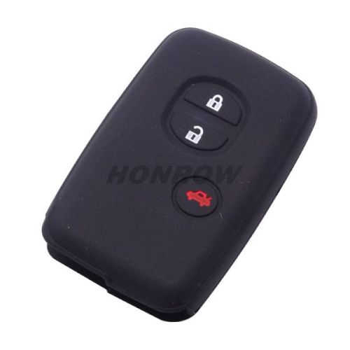 For Toyota 3 button silicon case Black Color (MOQ: 5PCS)