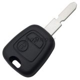 For Peugeot 2 button remote key with 406 blade 433Mhz PCF7961 Chip