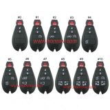 For Chry 11pcs  remote key with 433mhz