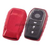 For Toyota TPU Red protective key case MOQ:5PCS