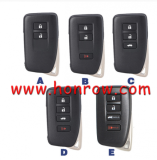 For Toyota KEYDIY TB01 Remote Smart key for Toyota LAND CRUISER/CROWN ROYAL/CROWN KLUGER/TUNDRA with 8A chip Support Board 0020 please choose the key case style