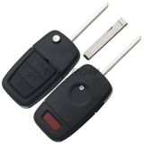 For G Pontiac 3+1 button flip remote key blank
