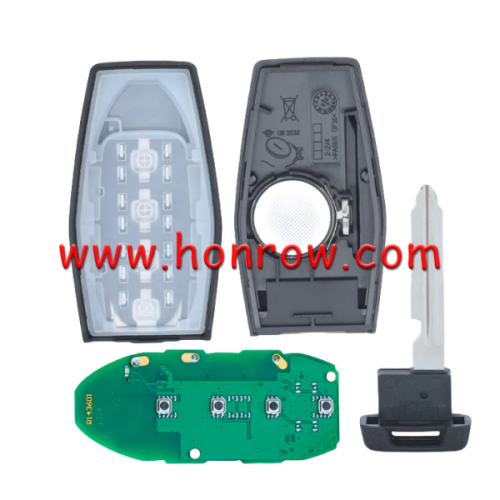 For Mitsubishi 2 button smart remote key with 433MHz 4A Chip P/N: 8637C253 FCCID: KR5MTXN1