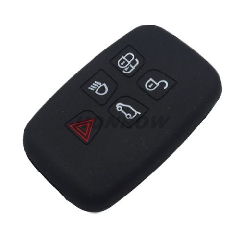 For Landrover 5 button Silicone case (black color) MOQ:5PC
