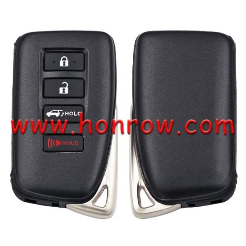 For Lexus 3+1 button modified remote key blank