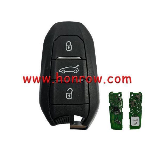 For Original New 2020 Peugeot 5008 508 3 button  Keyless Go Smart remote Key with 4A HITAG AES NCF29A1 128bit  434MHz FCCID: IM3A