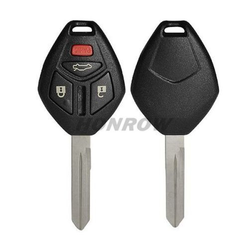 For high quality Mitsubishi 3+1 button remote key blank with left blade enhanced version