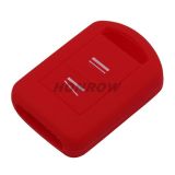 For Opel 2 button Silicone case (red color) MOQ:50pcs