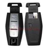 For Mitsubishi 3 button smart key blank with Emergency Key
