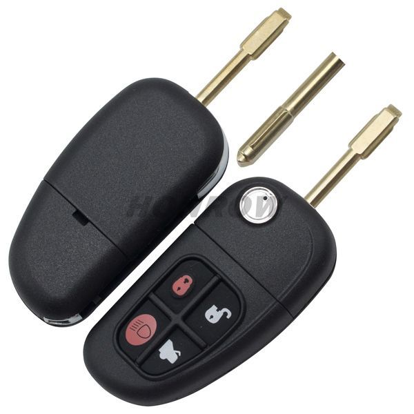 For Jag 4 button remote key blank