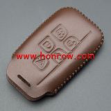 For Landrover 5 button key leather case