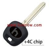 For To transponder key with 4C chip