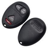 For Cad 3+1 button remote key blank With Battery Place