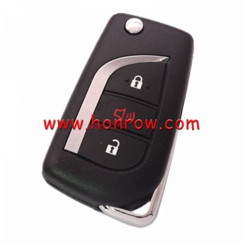 For Toyota 3 button remote key blank