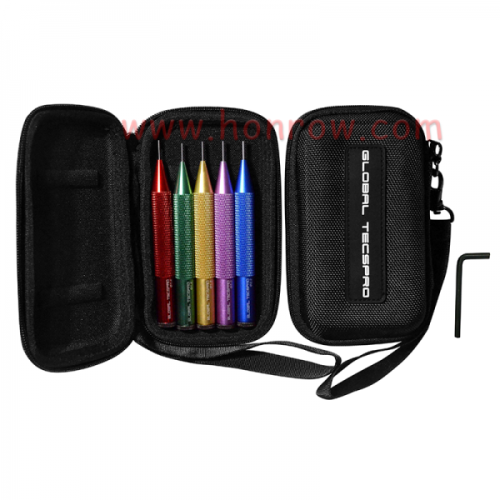 Pin remove tool set used for flip remote key