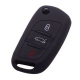 For Peugeot, for Citroen 3 button silicon case (black color)