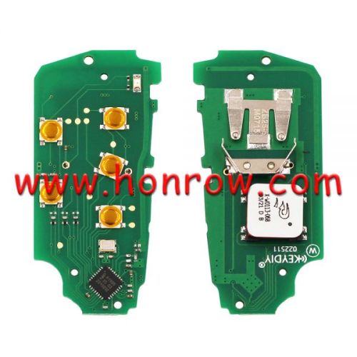 KEYDIY Remote key 4 button ZB25-5 smart key for KD900 URG200 KDX2 KD MAX