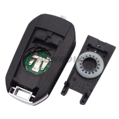 For Peugeot 3 button remote keys chip PCF 7941(TITAG2) with HU83 blade 434MHZ HELLA 5FA010 353-20 CMIIT ID:2013DJ0113   9807343377 00