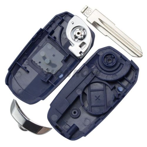For Fi 1 button flip remote key blank
