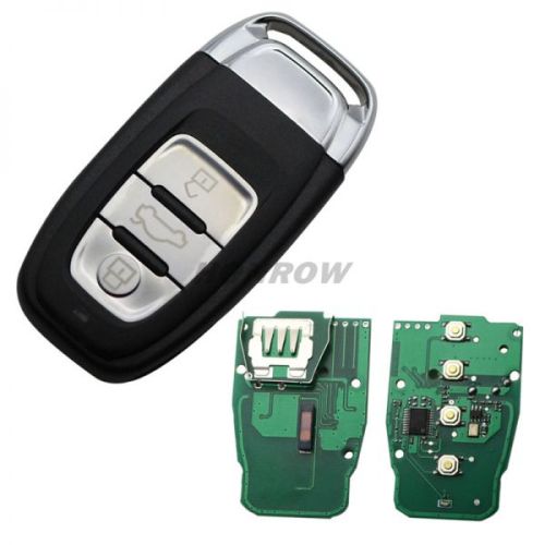 For Au A4L, Q5 3 button remote key with 433Mhz and 7945 Chip  Model: 8TO-959-754C 8TO-959-754G 8KO-959-754G 8KO-959-754J 8KO-959-754C
