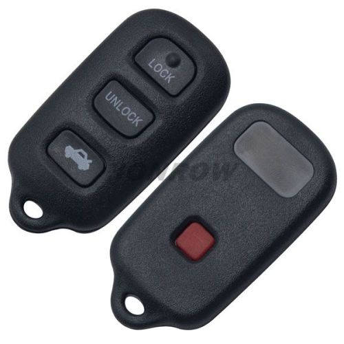 For To 3+1 button key blank (the panic button is square)