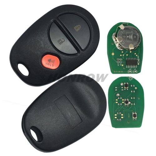 For To 2+1 button remote key with 315mhz