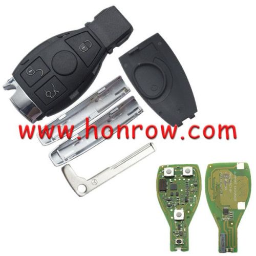 VVDI full key for hot sale Benz 3 button/4button remote  key with 315Mhz, The frequency can be changed to 433mhz