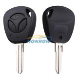 For Lada 3 button remote key blank with blade