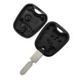For Peu 2 button remote Key blank with 4 track blade