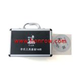 Original LiShi  2 in 1  locksmith tools 16pcs/set with lishi cutter repair tool black box storage case