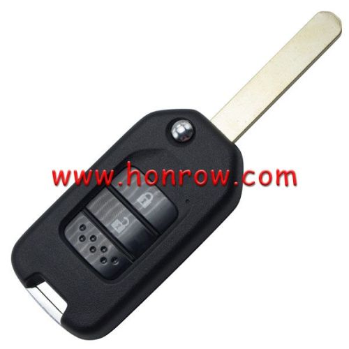 For Ho 2 button flip remote key blank