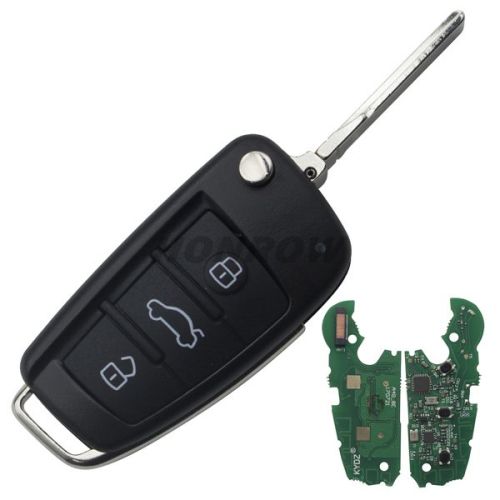 For Audi A3 A6L,Q7 3 buttton remote key with 8E chip 315MHZ with 8VO837220B