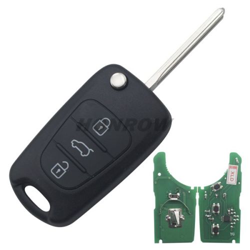 For Hyundai IX30 3 button remote key 433Mhz  ASK