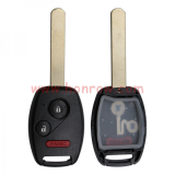 For Honda Accord Sedan Pilot Civic CRV 2+1 button remote key with 313.8Mhz ID46 chip FCCID :KR55WK49308