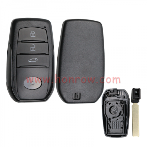For Toy 3 button remote key blank with Blade