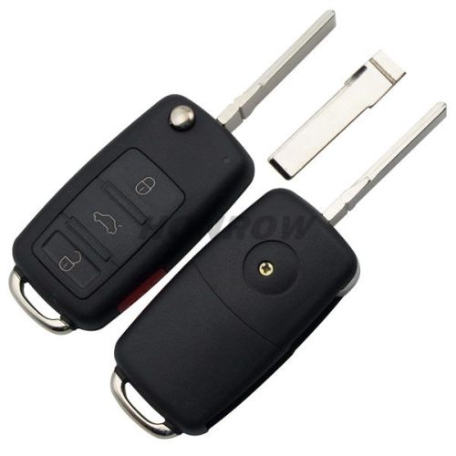 For V Touareg 3+1 button remote key blank