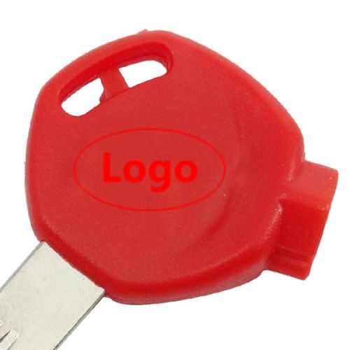 For Ho Motorcycle transponder key blank with right blade