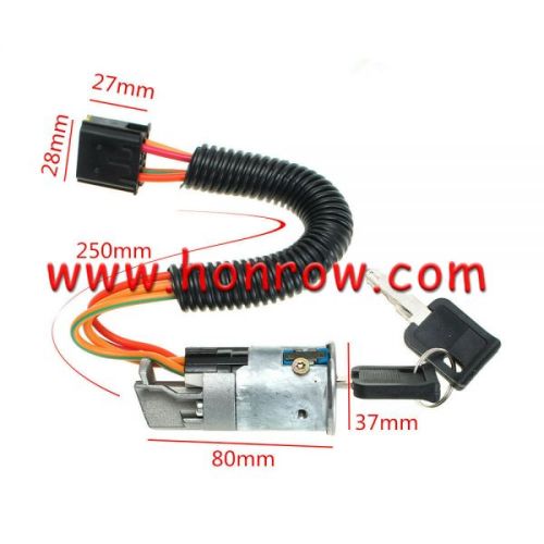 FOR RENAULT CLIO MK2 1998-2005  IGNITION BARREL SWITCH WITH TWO KEYS OE: 7701471098 7701469419 7701471220